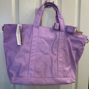 Stoney Clover Lane Classic Nylon Tote Bag in GRAPE - Brand New With Tags